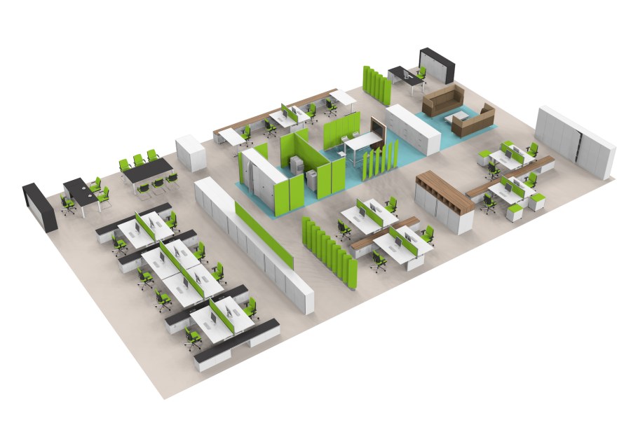 Планировка офисного помещения