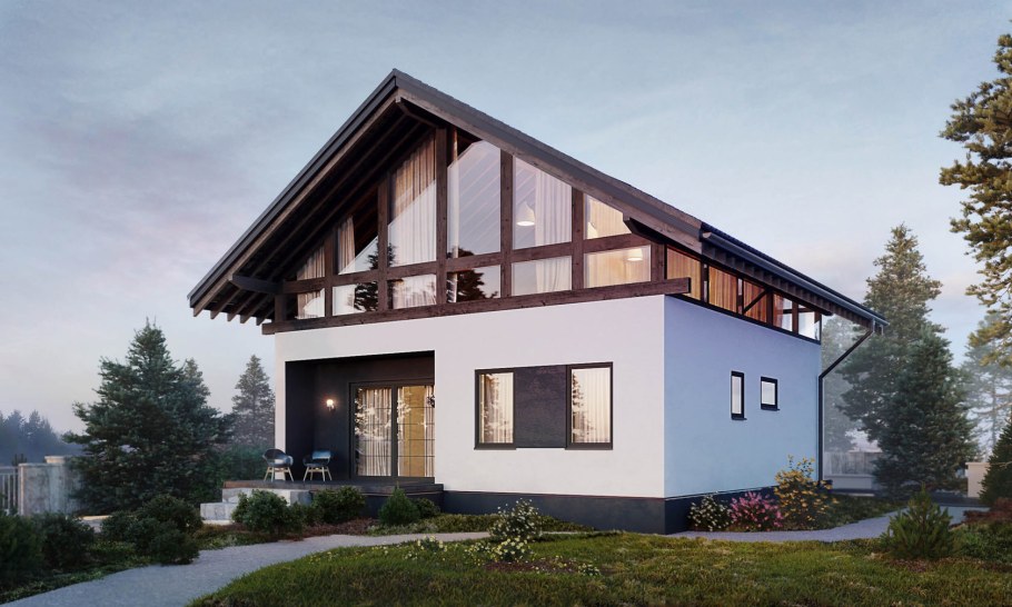 Дом за 100 дней фахверк