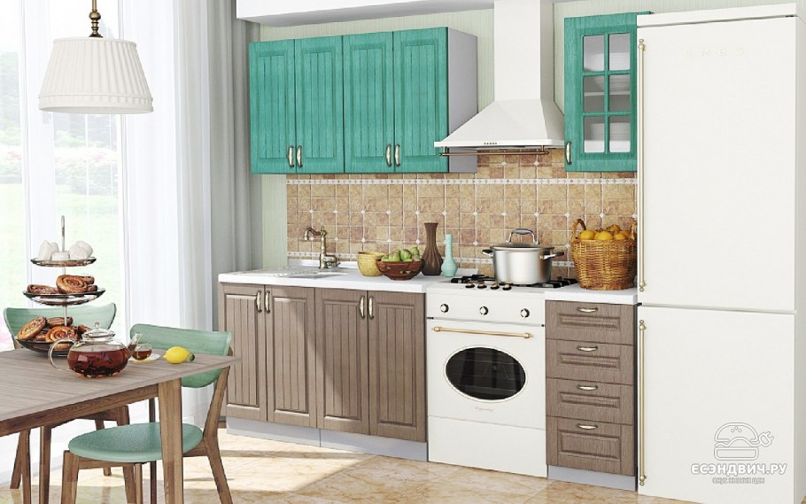 Кухня София Лондон изумруд