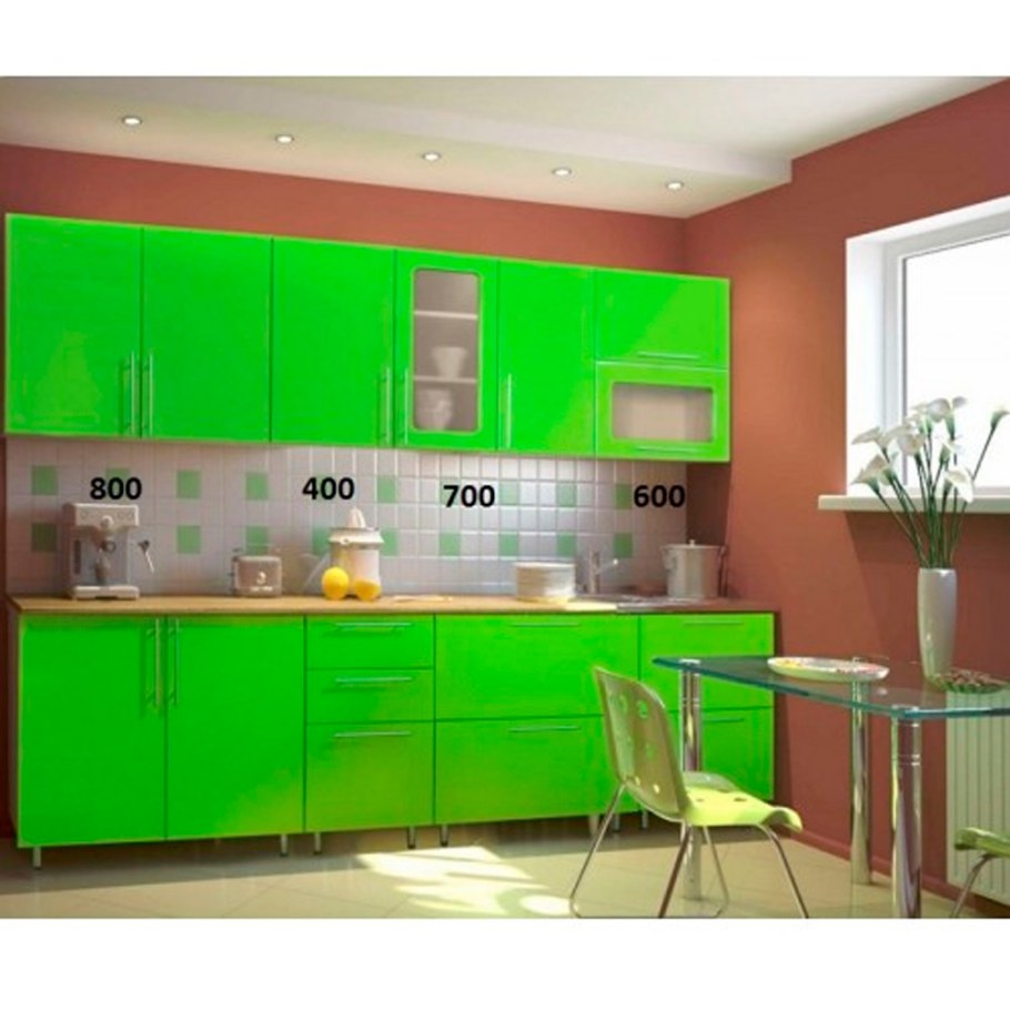 Кухонный гарнитур Фабио Фьед зеленый