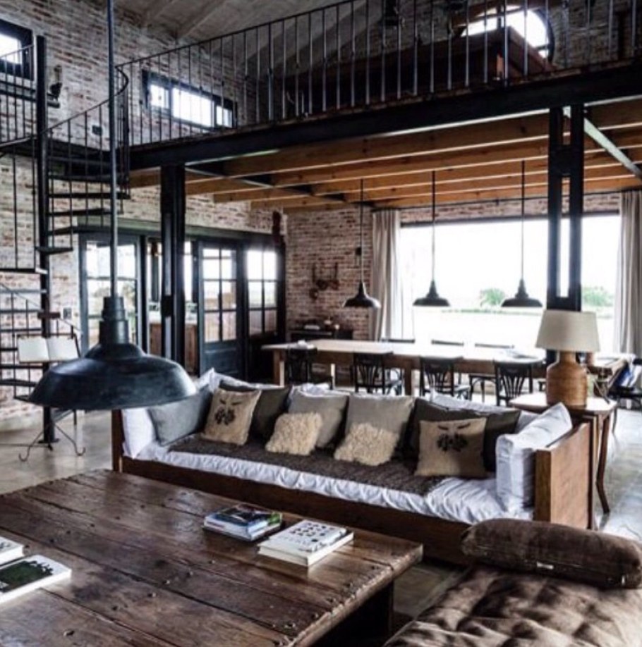 Дом индустриал в стиле лофт