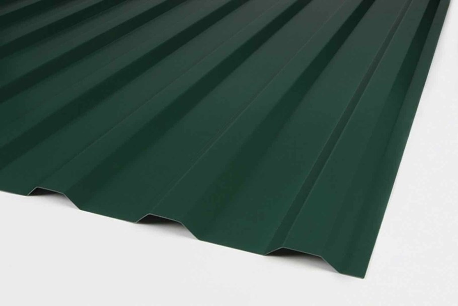 Профнастил с-20 (RAL 6005) зеленый мох 1150х2000х0,4мм (2,3м2)