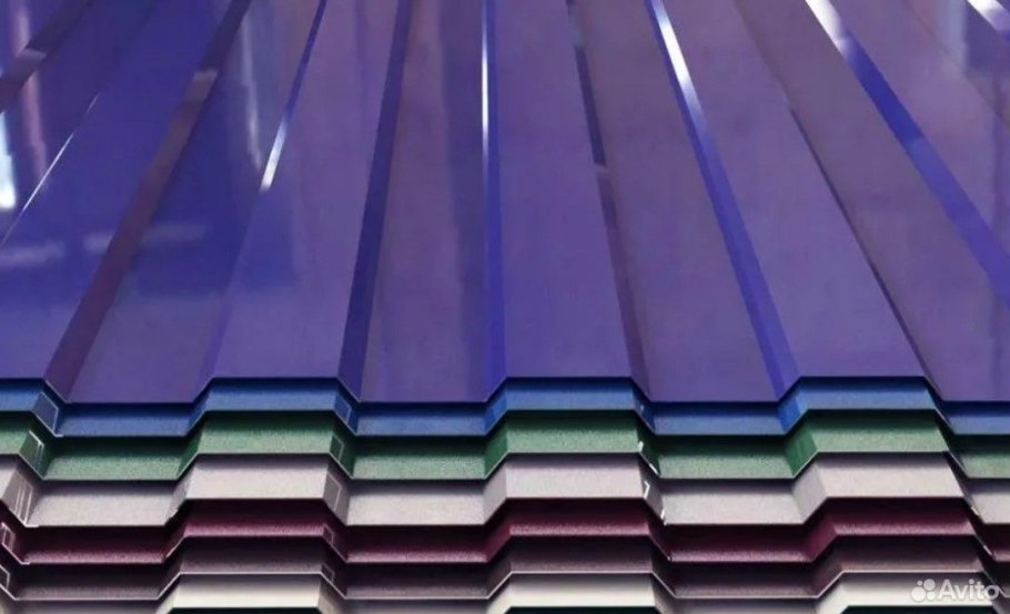 Профнастил с44 RAL 7024 полимерное 1000/1047