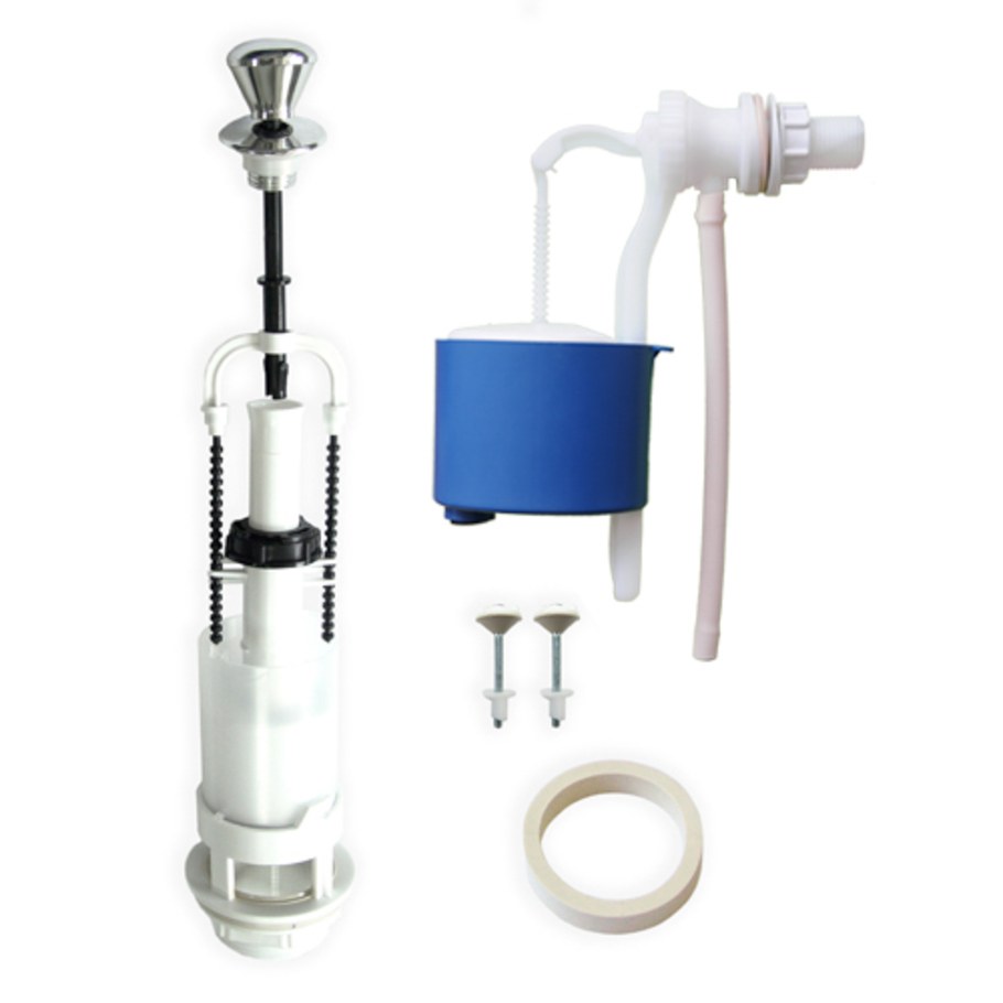 Арматура аб 66.56.14.3 для бачка с боковым подводом, шток, хром (г.Псков)