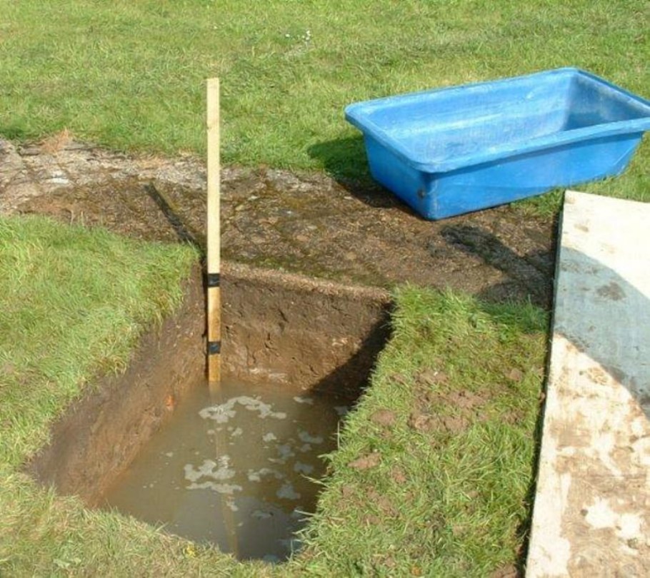 Грунтовых воды на участке