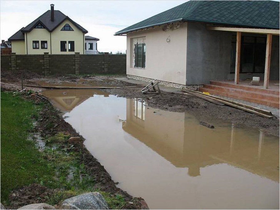 Грунтовых воды на участке