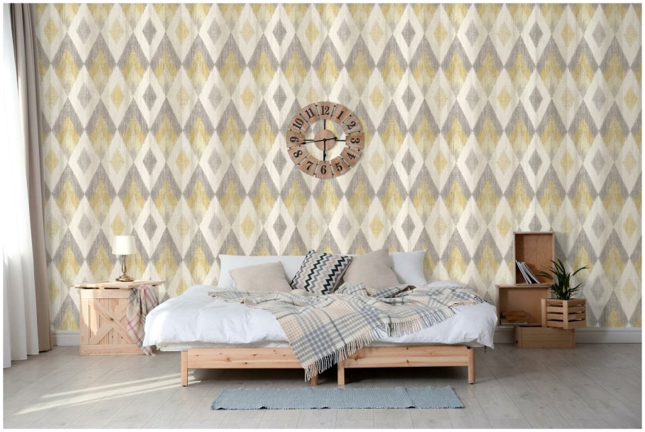 Обои Grandeco Muse в интерьере