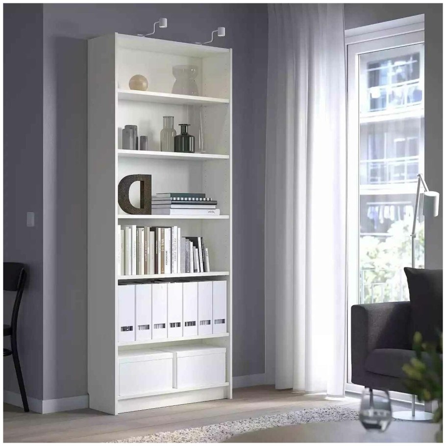 Billy Билли / OXBERG ОКСБЕРГ стеллаж, белый80x30x202 см