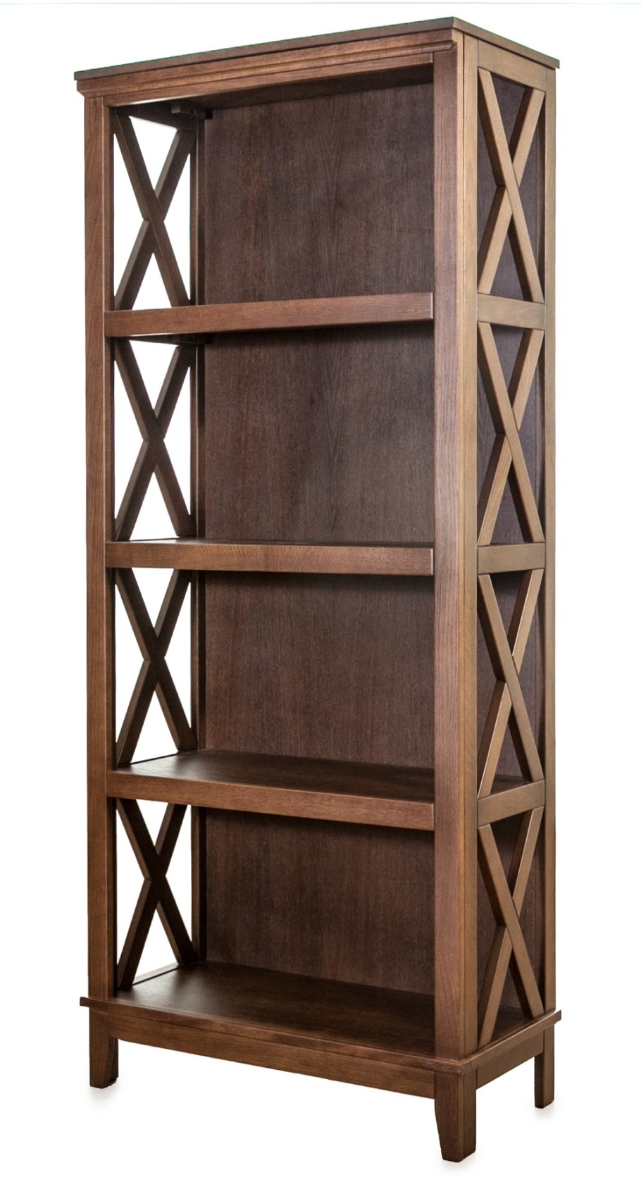 Деревянный книжный стеллаж