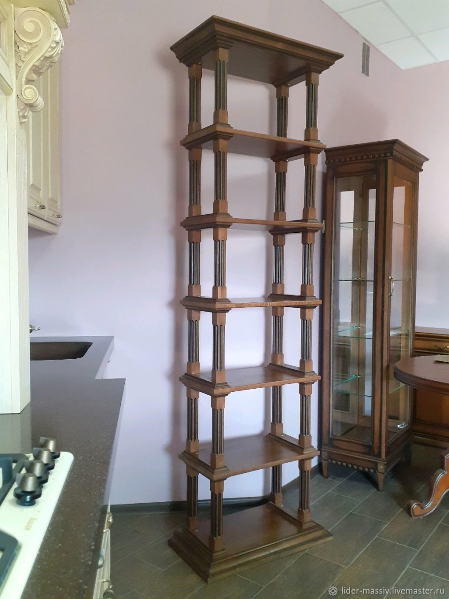 Стеллаж из дуба