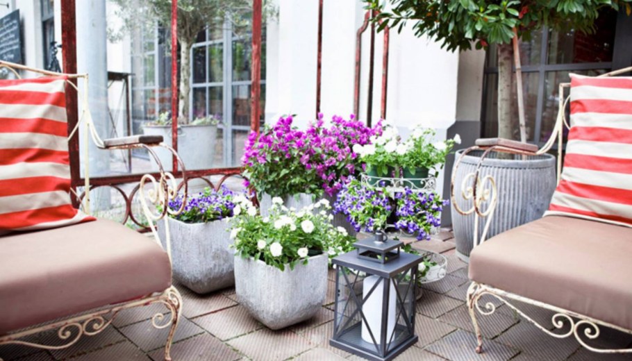 Кованая мебель в сад стиль Прованс