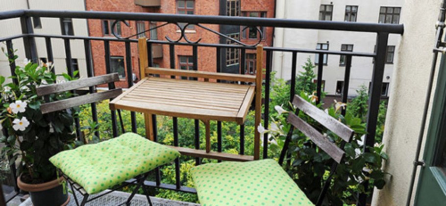 Клевер на балконе