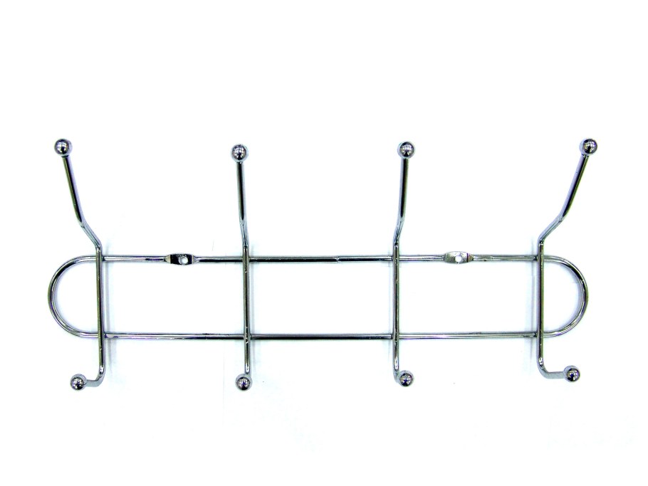 Вешалка д/одежды 5 крючков (51*23,9*см) хром 6/6 (60189)