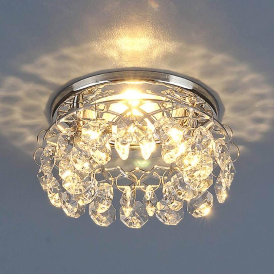 Светильник точечный 7070 mr16 хром/прозрачный