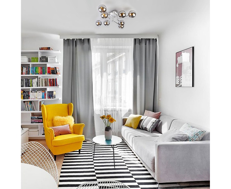 Гостиная Скандинавский стиль 15квм