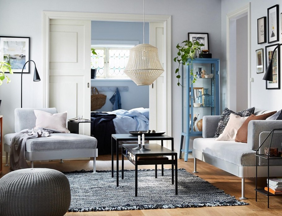 Икеа МАЛЬШЕ гостинная в скандинавском стиле