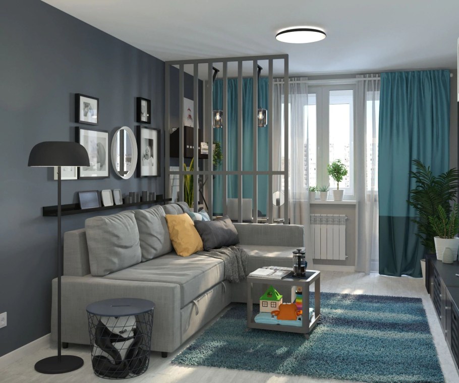 Спальня-гостиная икеа в интерьере