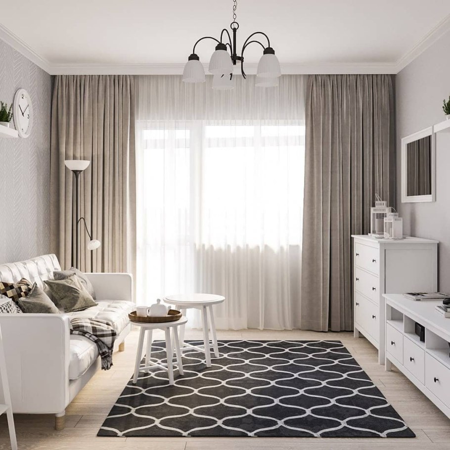 Икеа однокомнатная квартира интерьер