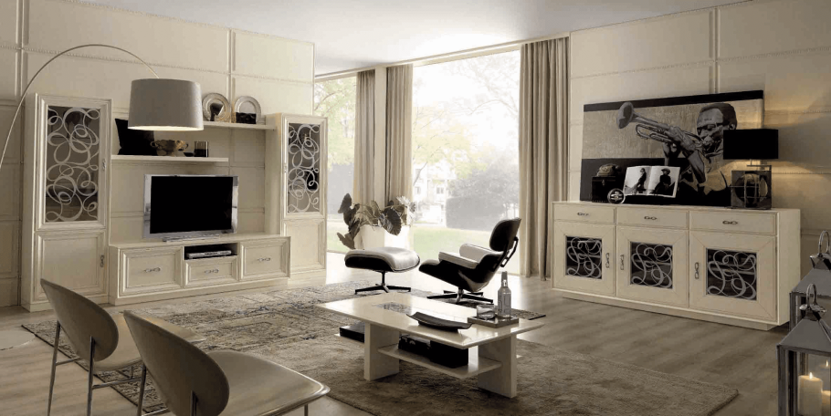 Стенка ТВ Средиземноморский стиль