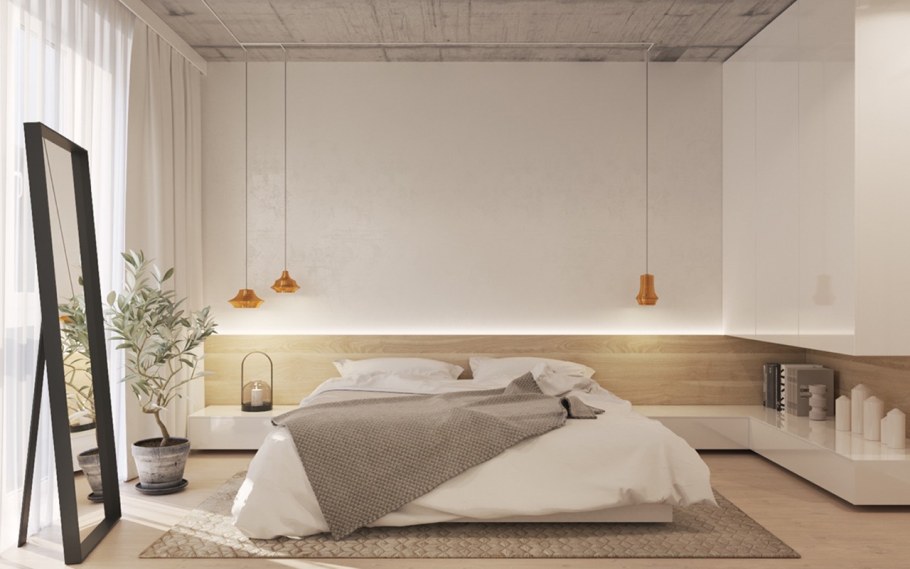 Спальня Пинтерест Минимализм