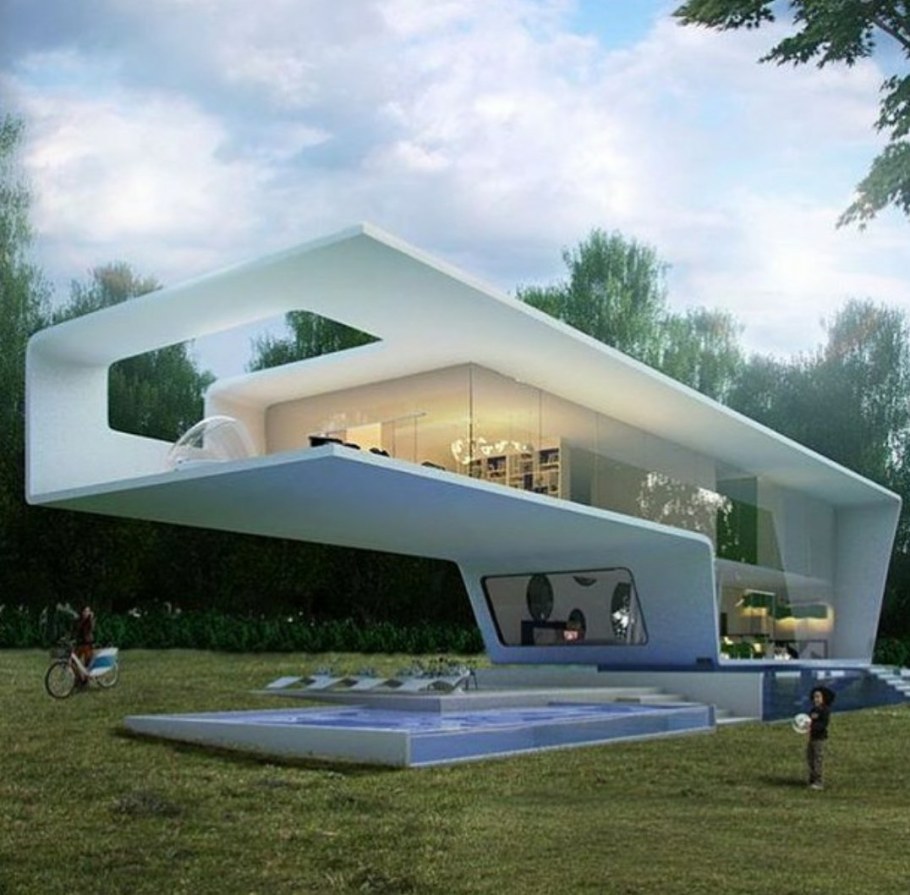 Футуристический дом