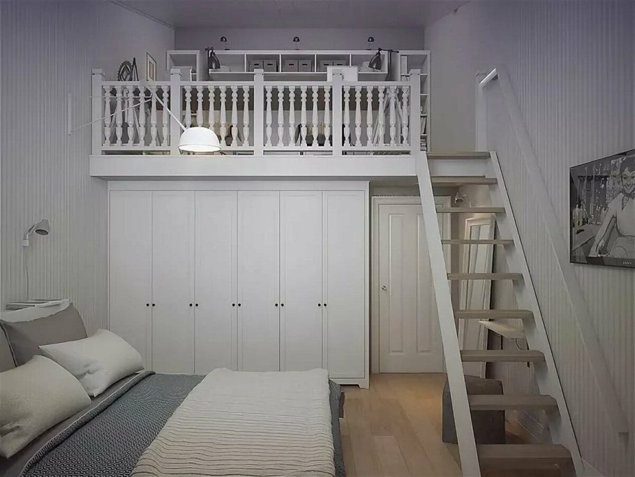 Комната с антресолью