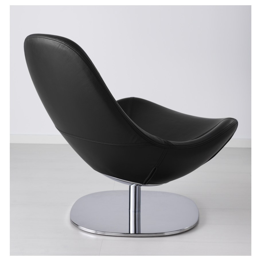 Икеа кожаное кресло Тируп