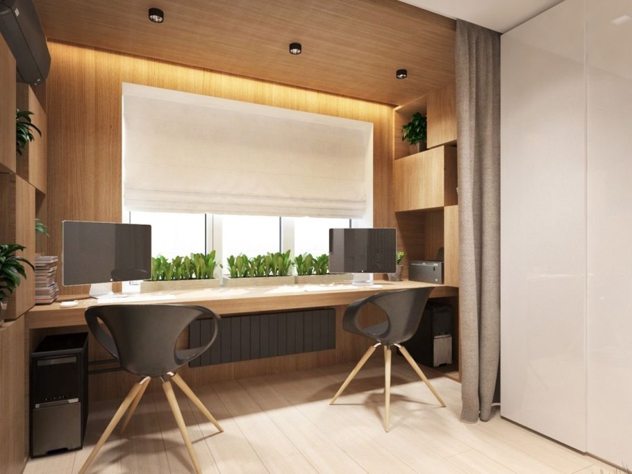 Комната лофт кабинет + спальня 16м2