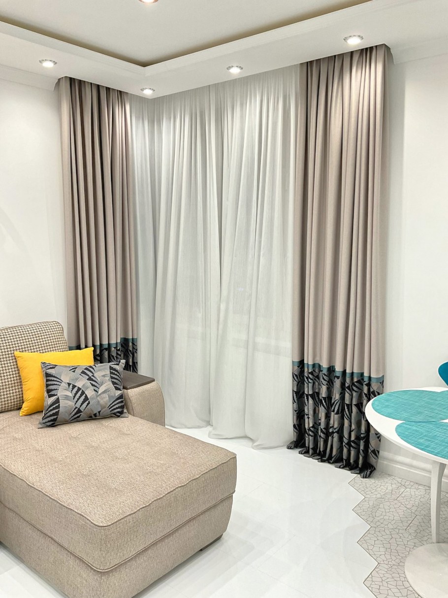 Двухцветные шторы