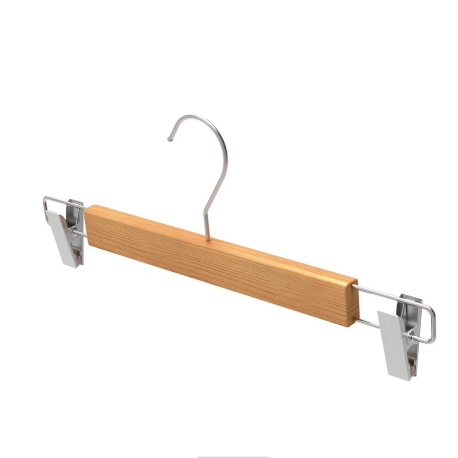 Вешалка с прищепками для брюк l-35(37)см / крючок