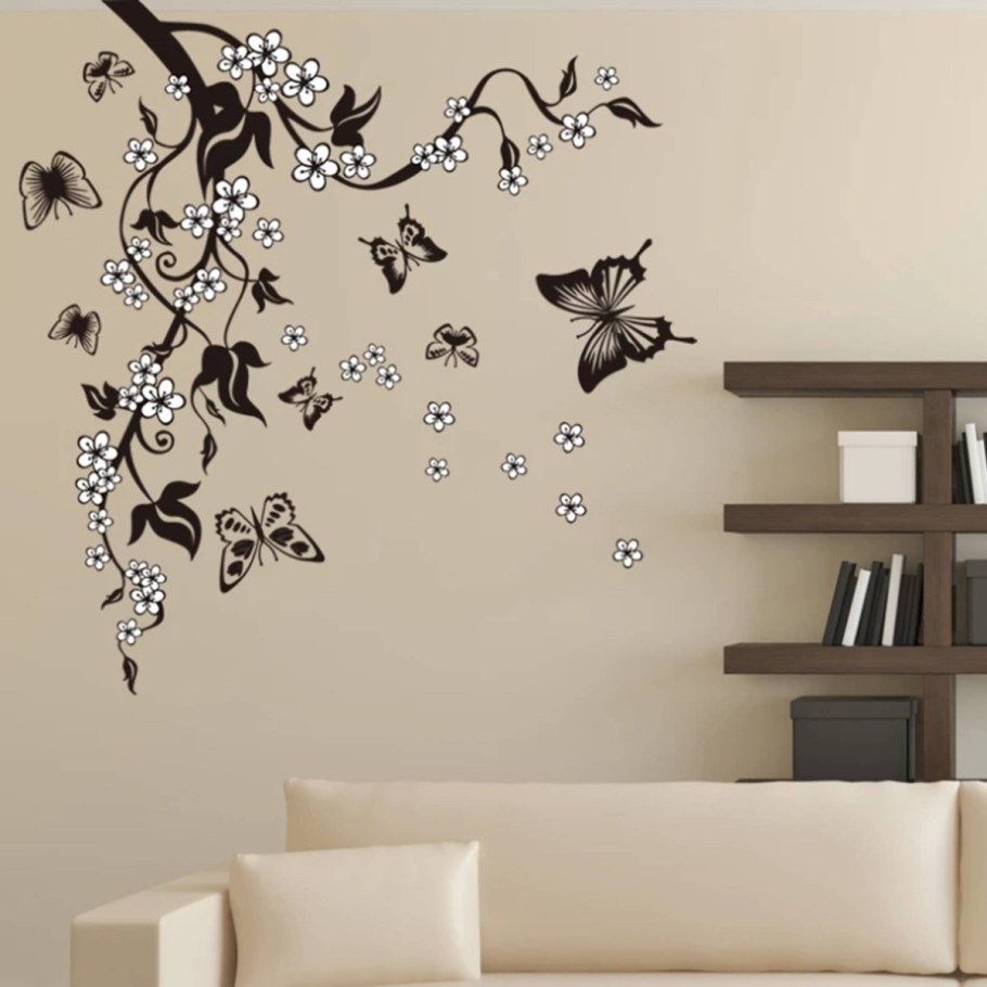 Объемные наклейки на стену