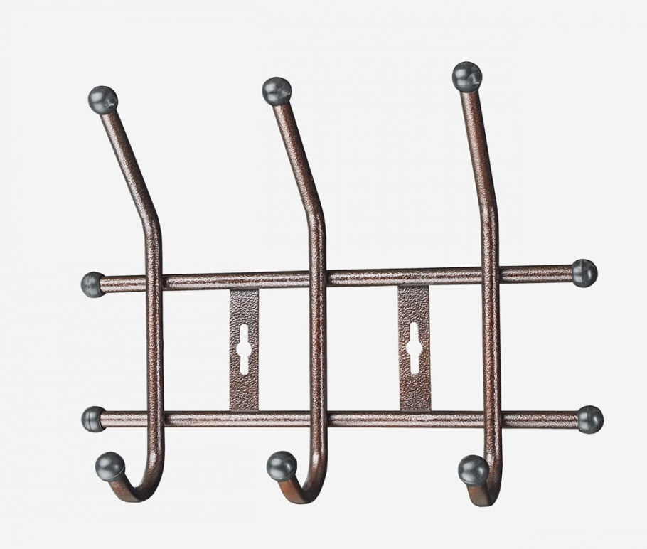 Вешалка д/одежды 5 крючков (51*23,9*см) хром 6/6 (60189)