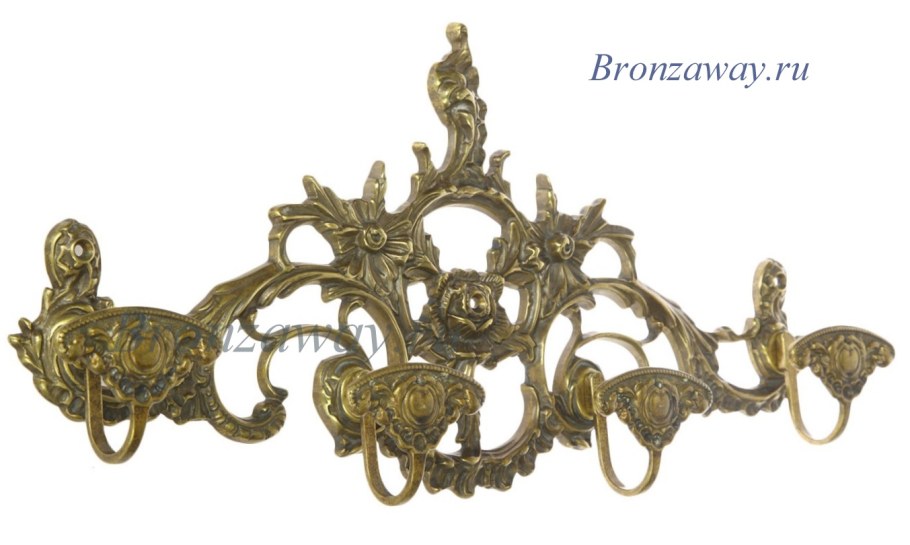 Настенные вешалки из бронзы