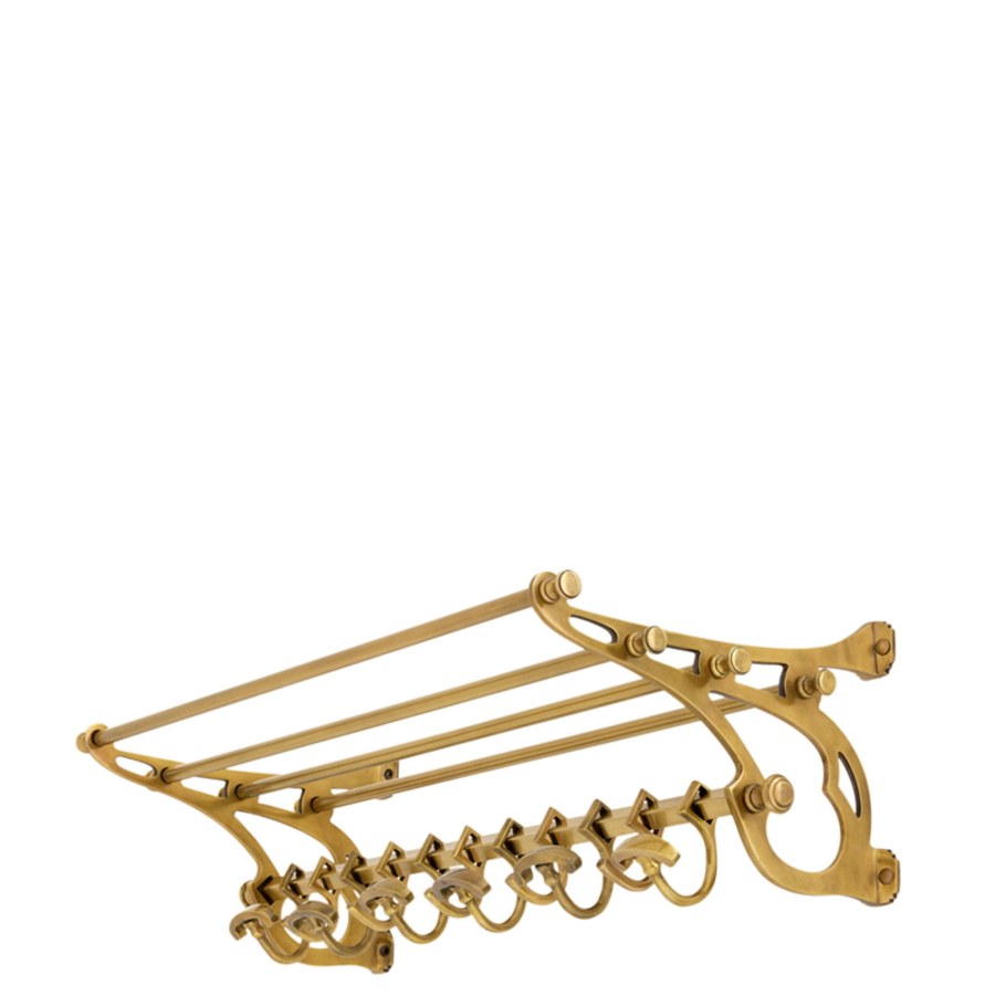 Вешалка coatrack Kent Antique Brass от Eichholtz в интерьере