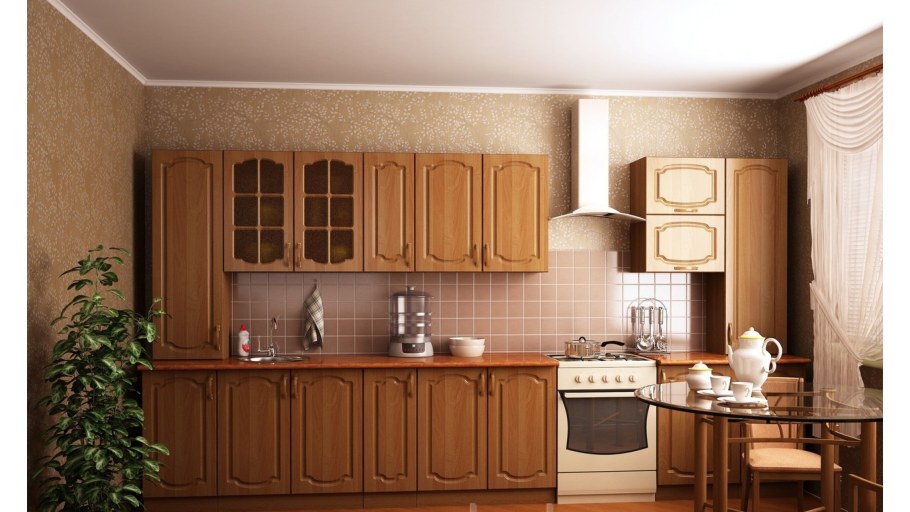 Кухня МДФ классика-1 ольха