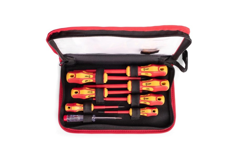 Набор диэлектрических отверток стандарт НИО-08 (КВТ)