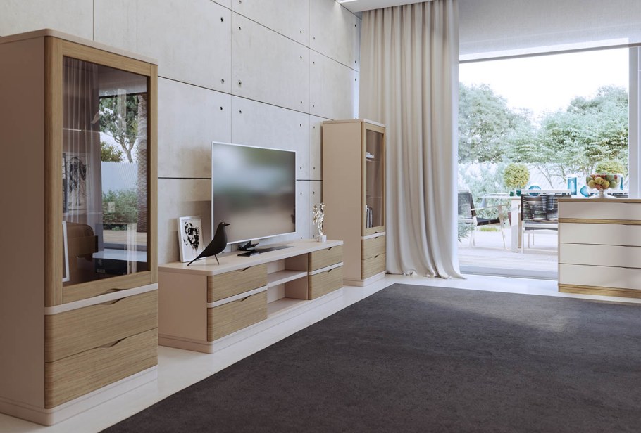 Витрина и ТВ тумба Виола