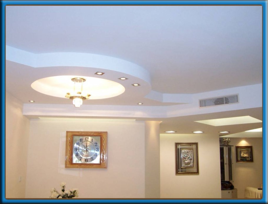 Потолок гипсокартон двухуровневый