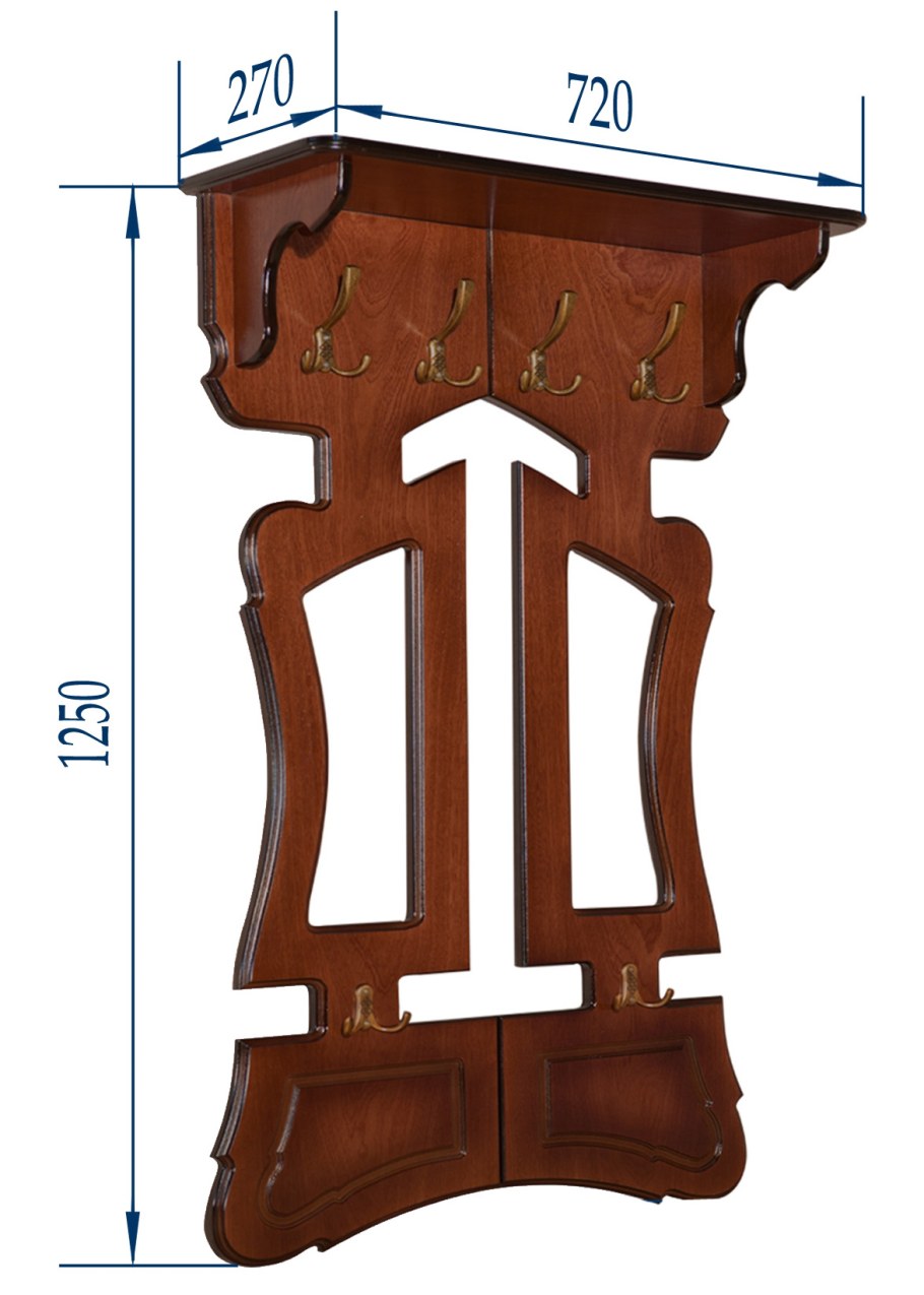Вешалка в прихожую Слайн-к №5 (ВП-5
