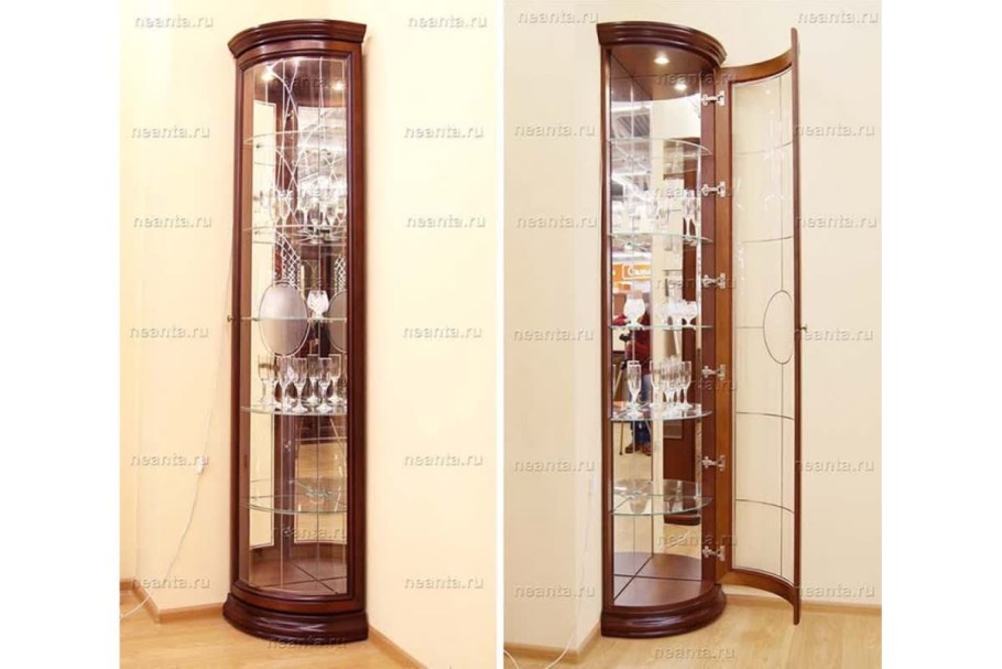 Угловая витрина Сильвия мкс164-50с2