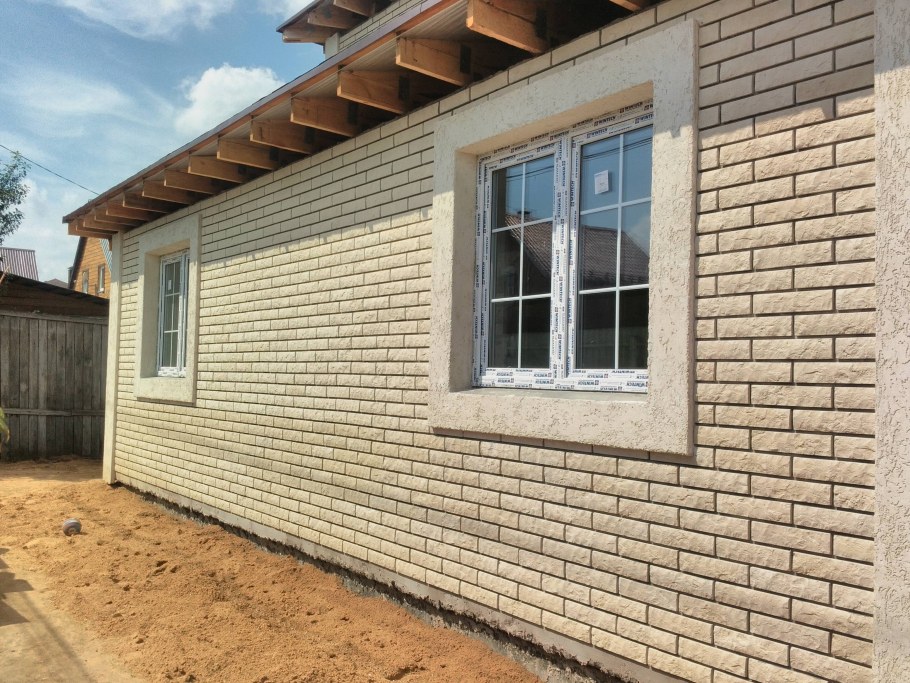 Отделка арболитовых стен снаружи