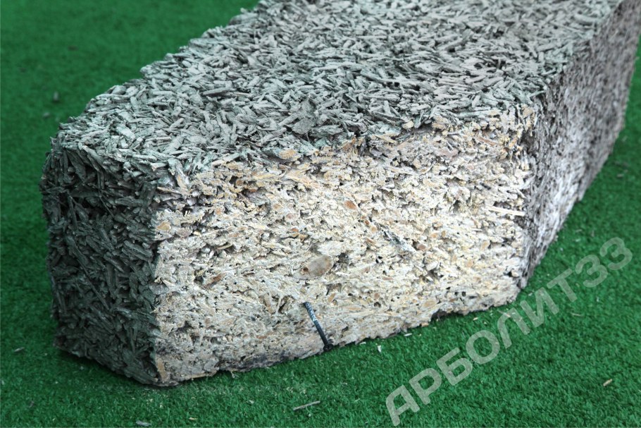 Арболит блок 300х400х600