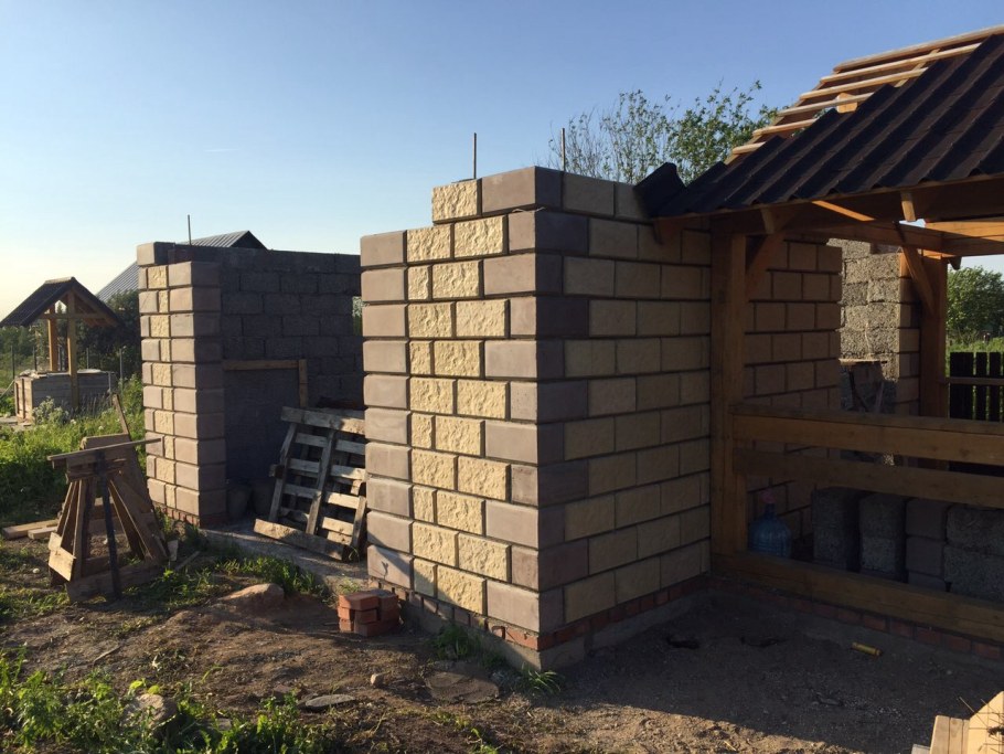 Арболитовые блоки с облицовкой