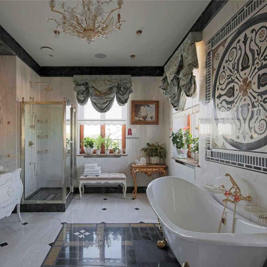 Ванная комната Рим Гарда стиль