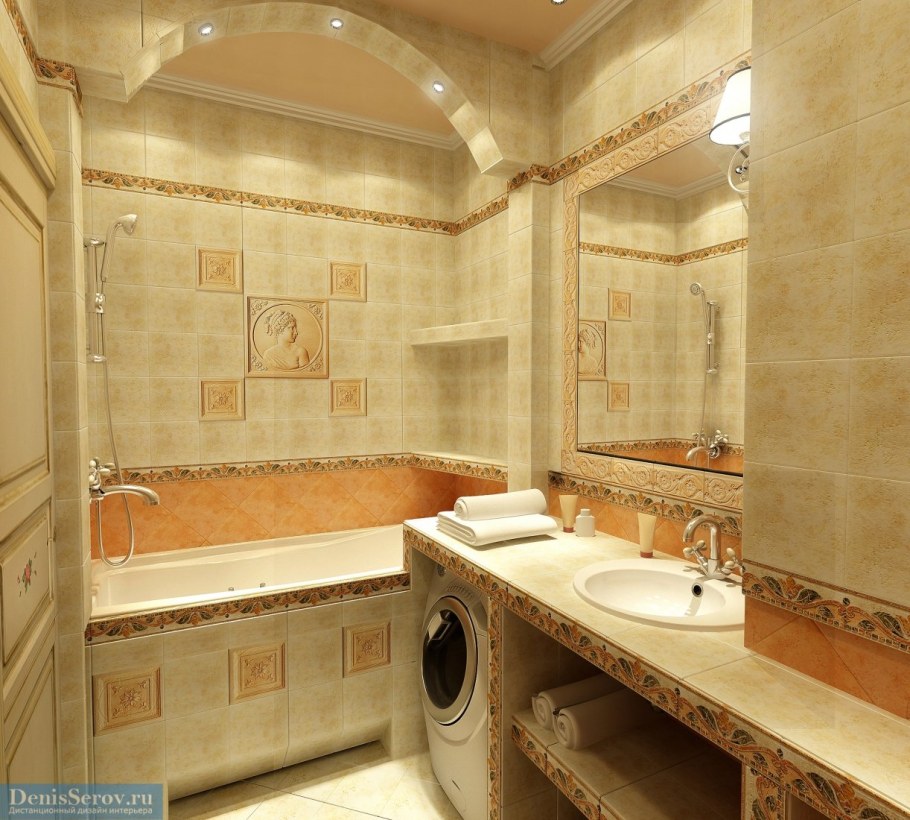 Ванная в греческом стиле