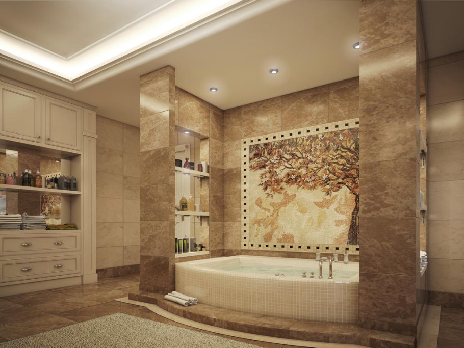 Греческий стиль в ванной