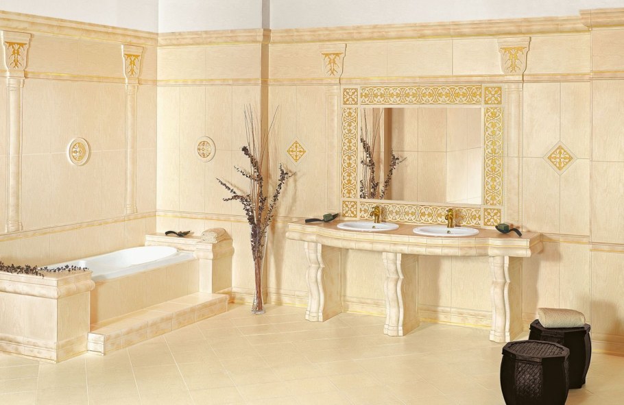 Плитка для ванной в греческом стиле