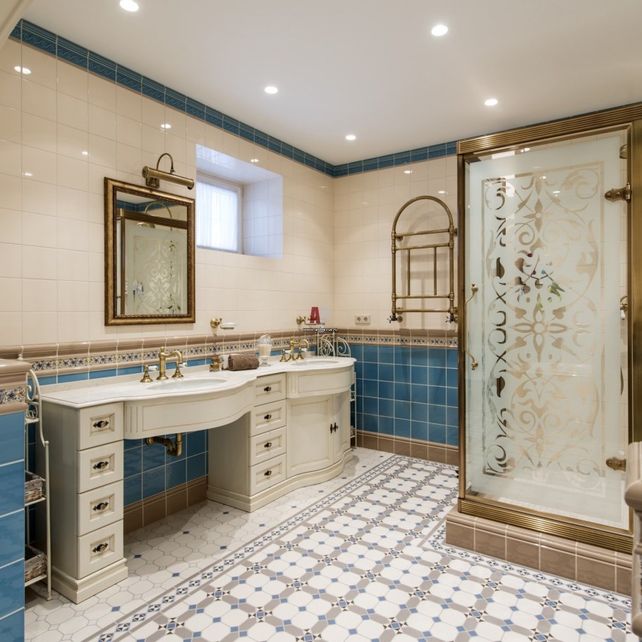 Ванная комната в стиле онто арт