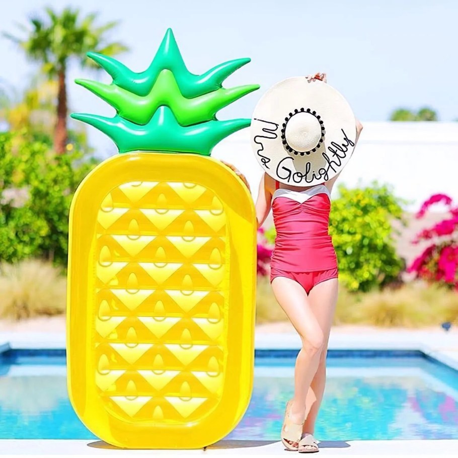 Надувной матрас Бествей ананас