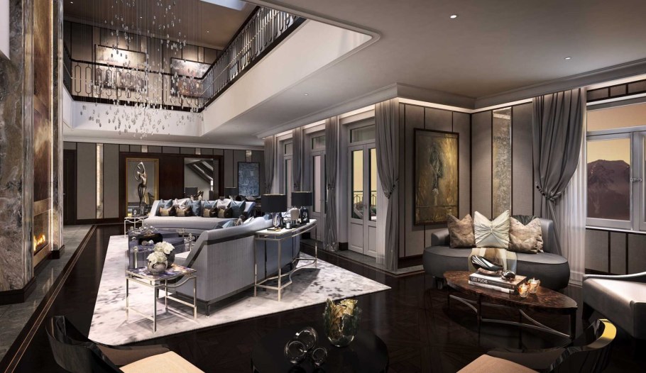 Дорогой стильный интерьер